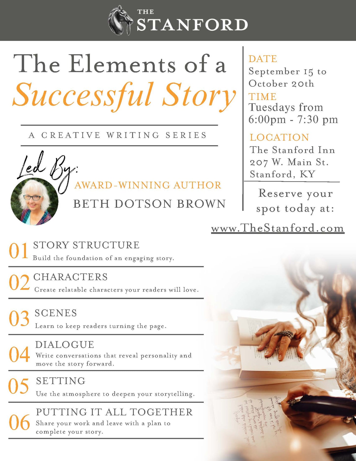 Creative Writing Six-Week Course